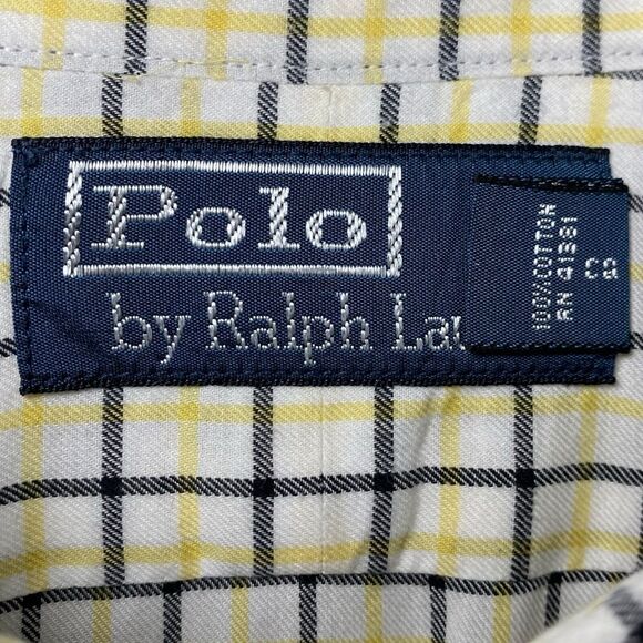 Polo Ralph Lauren Shirt Mens XL Tattersall Button Up Plaid Long Sleeve Preppy - Picture 3 of 11